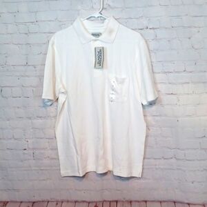 Windham Point Men's White‎ Polo Shirt NWT S